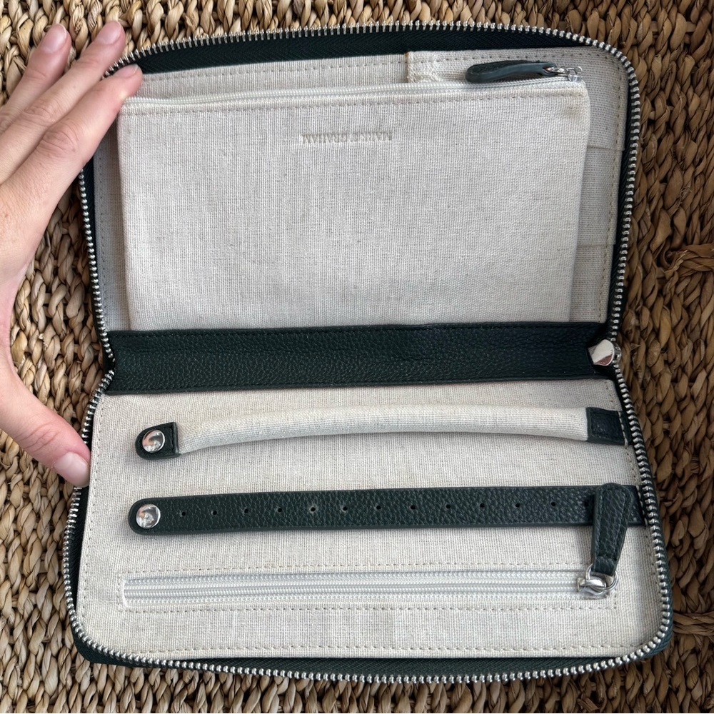 Travel Jewelry Zipper Case